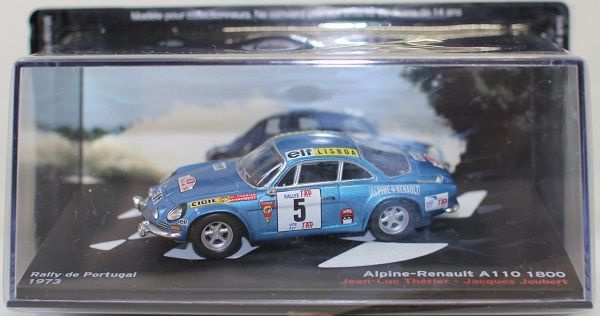 新品 デアゴスティーニ1/43　 ラリーカーコレクション アルピーヌ・ルノー A110 1800　1973 240001027466