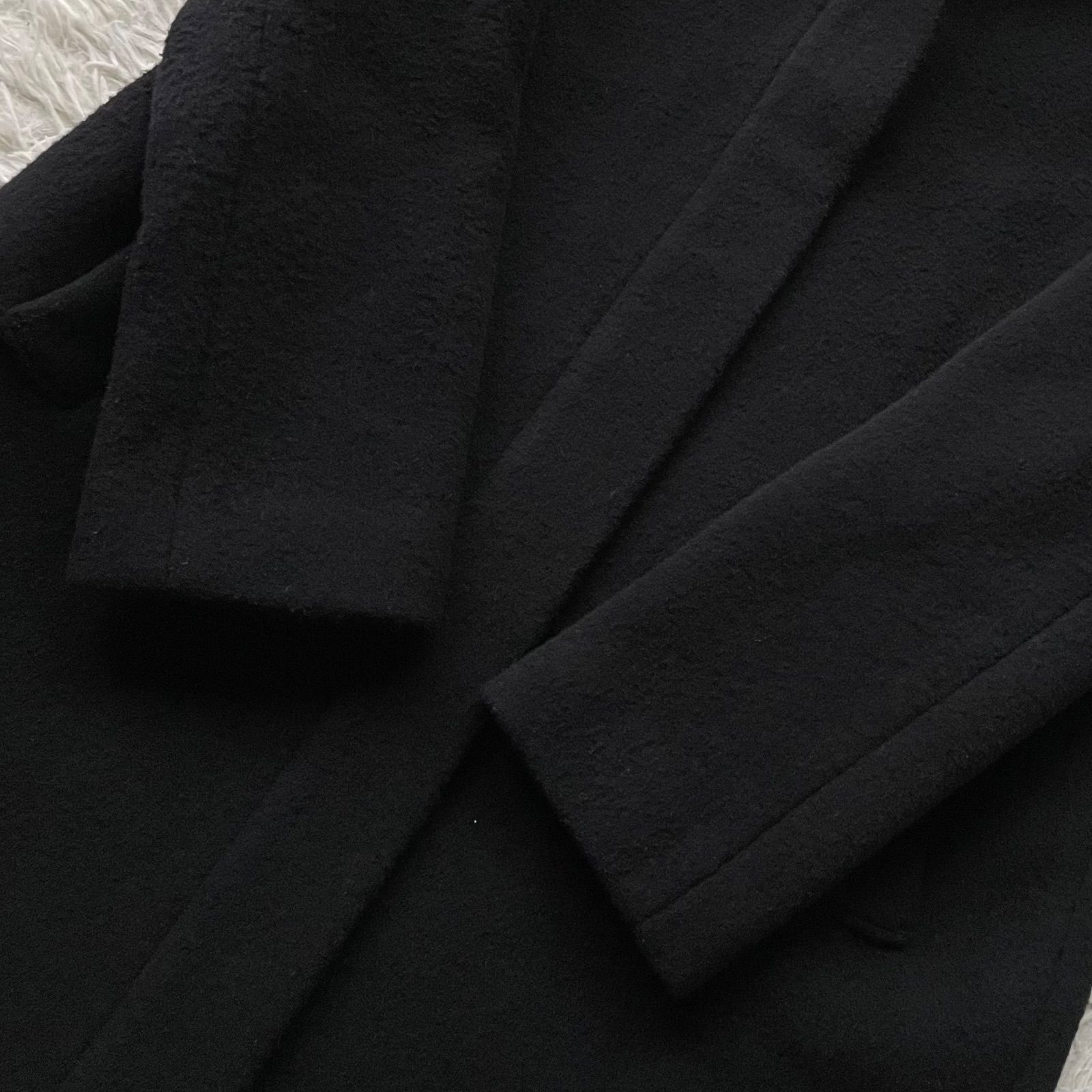 ANAYI アナイ ダブルビーバーフードコート ウールコート ジップアップ