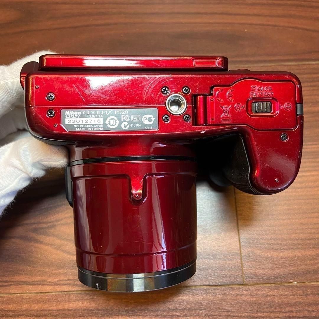 【故障品】Nikon COOLPIX P520 赤 Nikon coolpix P520 デジカメ 3334 - メルカリ