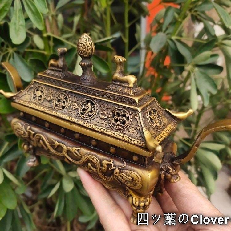 銅 細工 双羊争輝香炉 蔵炉 香道具装飾品 工芸品 置物 銅 細工 双羊争輝香炉 蔵炉 香道具装飾品 工芸品 置物 - メルカリ