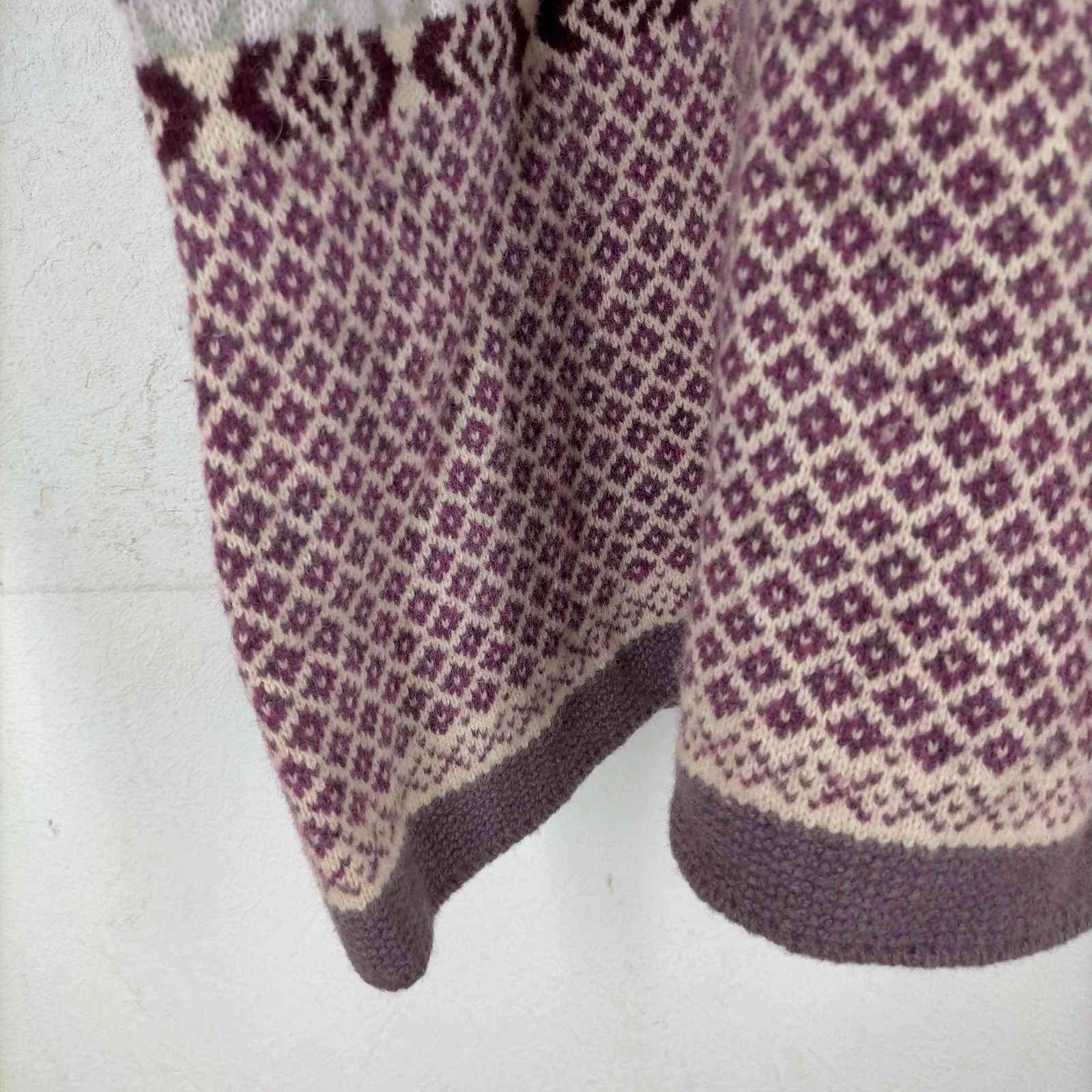 ツモリチサト TSUMORI CHISATO あひるの森 ネイティブ柄ニット