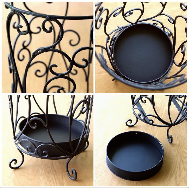 傘立て アイアン おしゃれ モダン かさ立て アンティーク風 傘たて 玄関収納 家具 レトロ 洋風 エントランス シンプル アイアン傘立て アラベスク MARWIL-DEMENAGEMENTS_CH