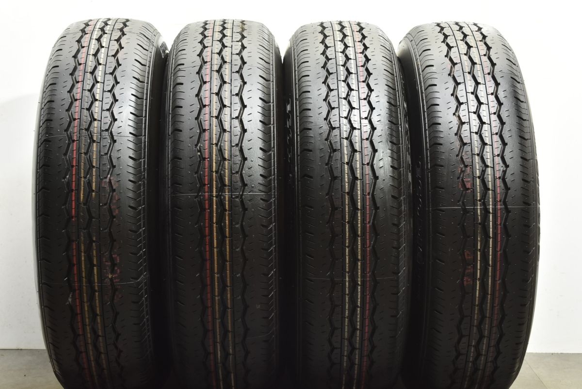 新商品が続々！ 製 超バリ溝 トヨタ 200 ハイエース 純正 15in 6.5J 35 PCD139.7 ブリヂストン エコピア RD613 195|80R15 LT レジアスエース 年末感謝