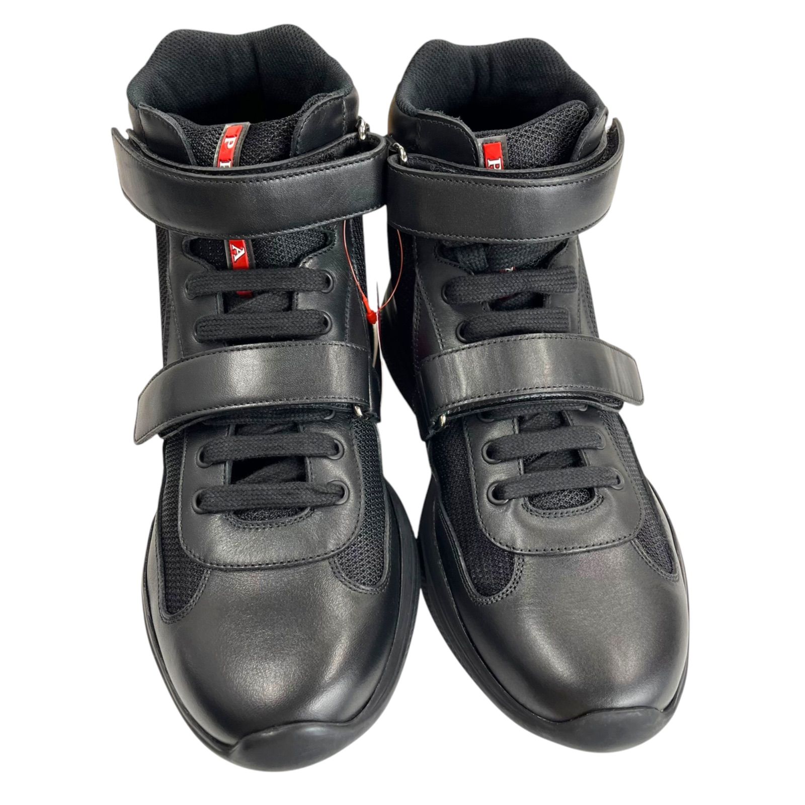 ○極美品 プラダ PRADA プラダ アメリカズカップ ハイトップ 