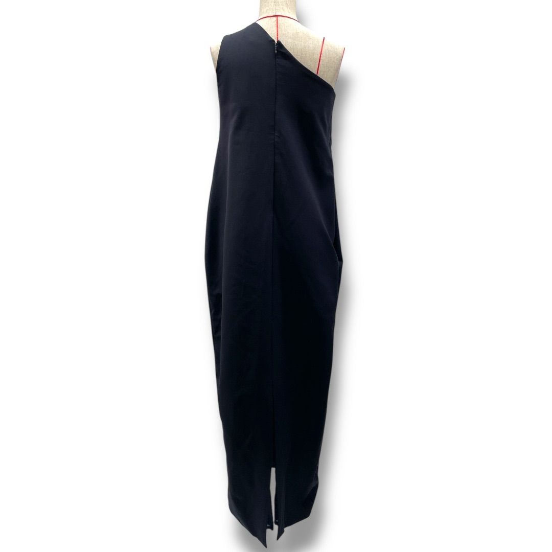 SEA シー ダブルフェイス ワンショルダー ワンピース ドレス ロング 