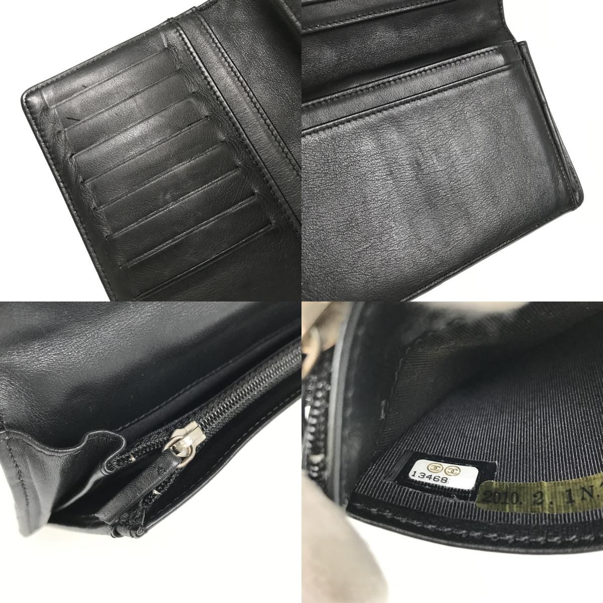 シャネル CHANEL ブリリアント ココマーク エナメル A48691 ブラック 