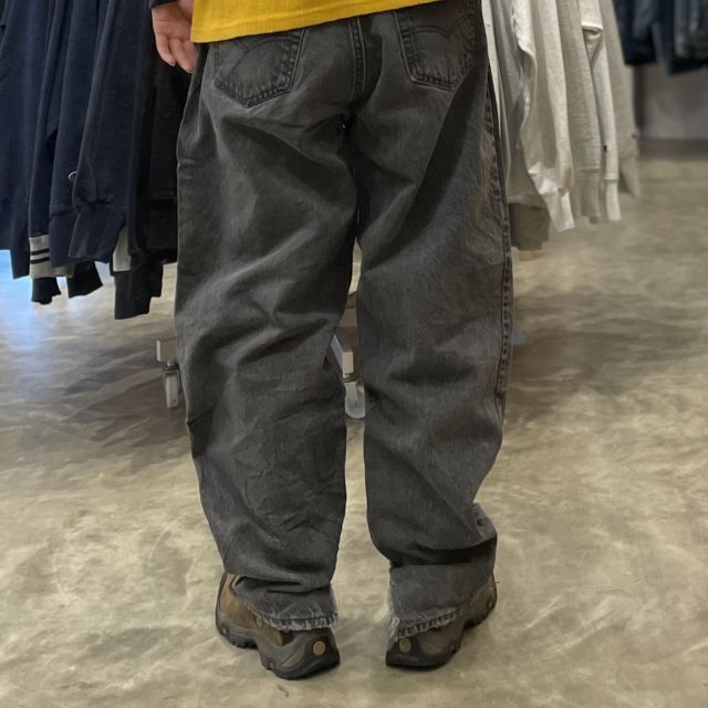 0 90s USA製 Levi W38 ブラックデニム公式 【Levi's / リーバイス】560 USA製　ブラックデニム