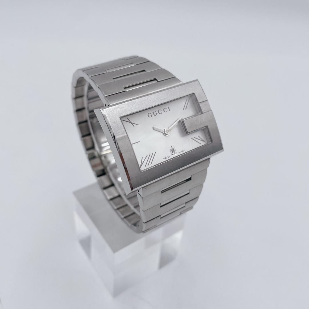 極美品】 GUCCI 100M YA100306 タイムレス グッチ 腕時計 Gフェイス 