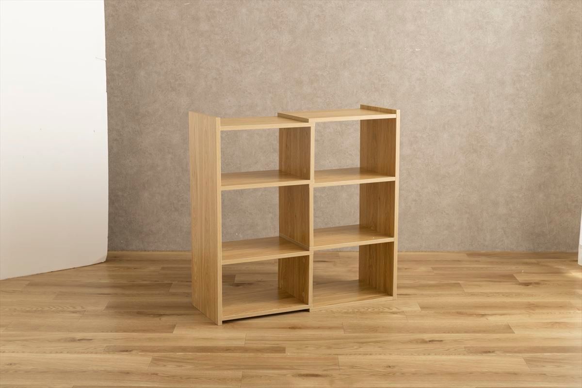 送料無料】【幅40-75cm】Sunap伸縮ラック 収納 木目調 棚