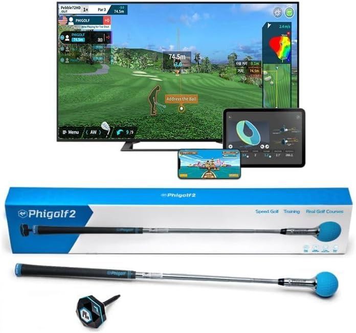 Phigolf (ファイゴルフ)【2024 日本公式】家庭用ゴルフシュミレーター 