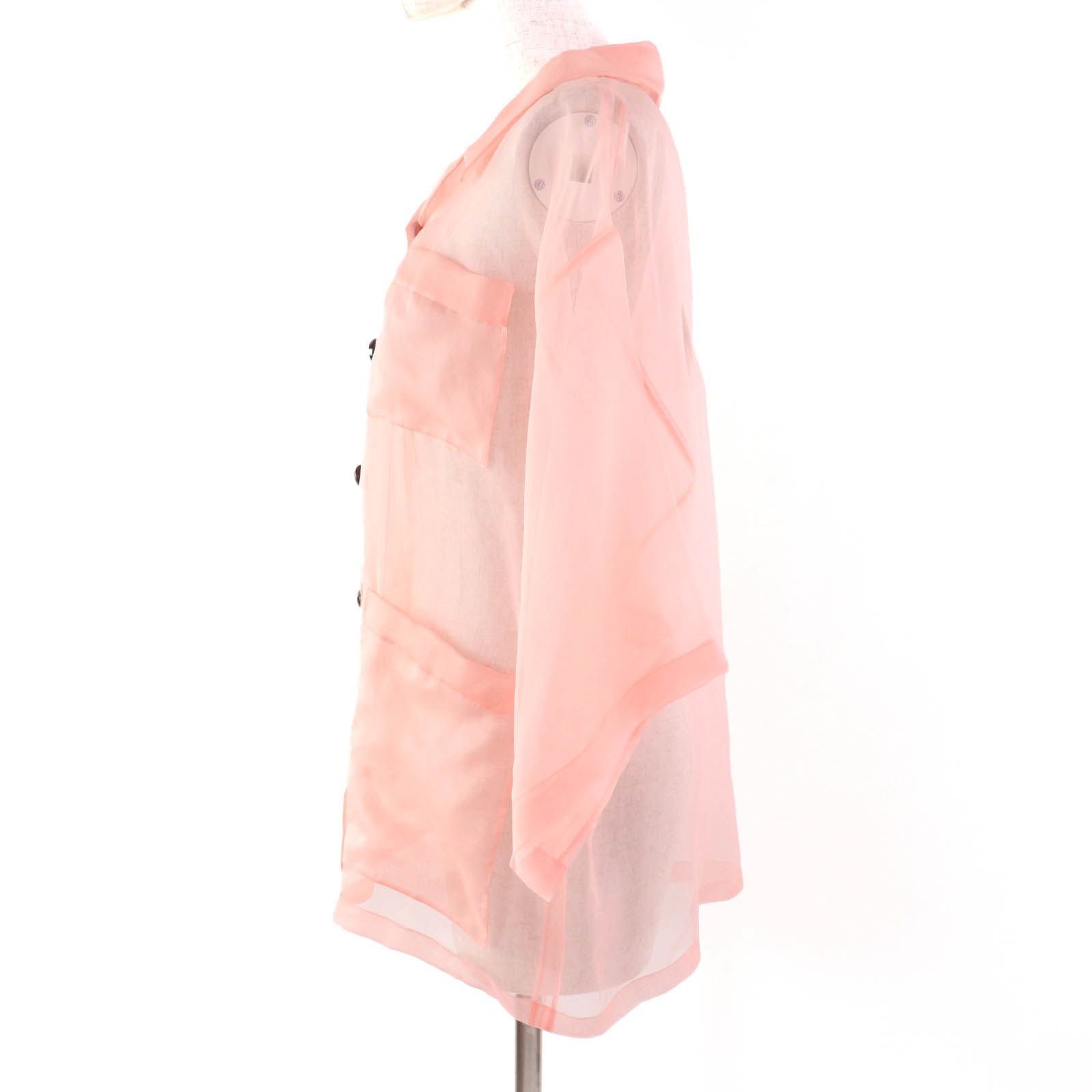 極美品☆GUCCI グッチ 20SS 616556 シルク100% 半袖 オーバー