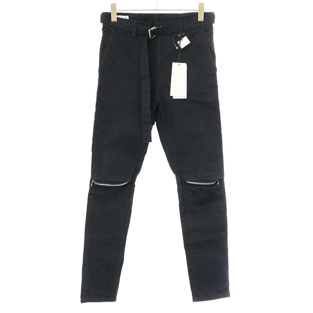 sacai サカイ 22SS Knee Zip Denim 二―ジップベルテッドデニム