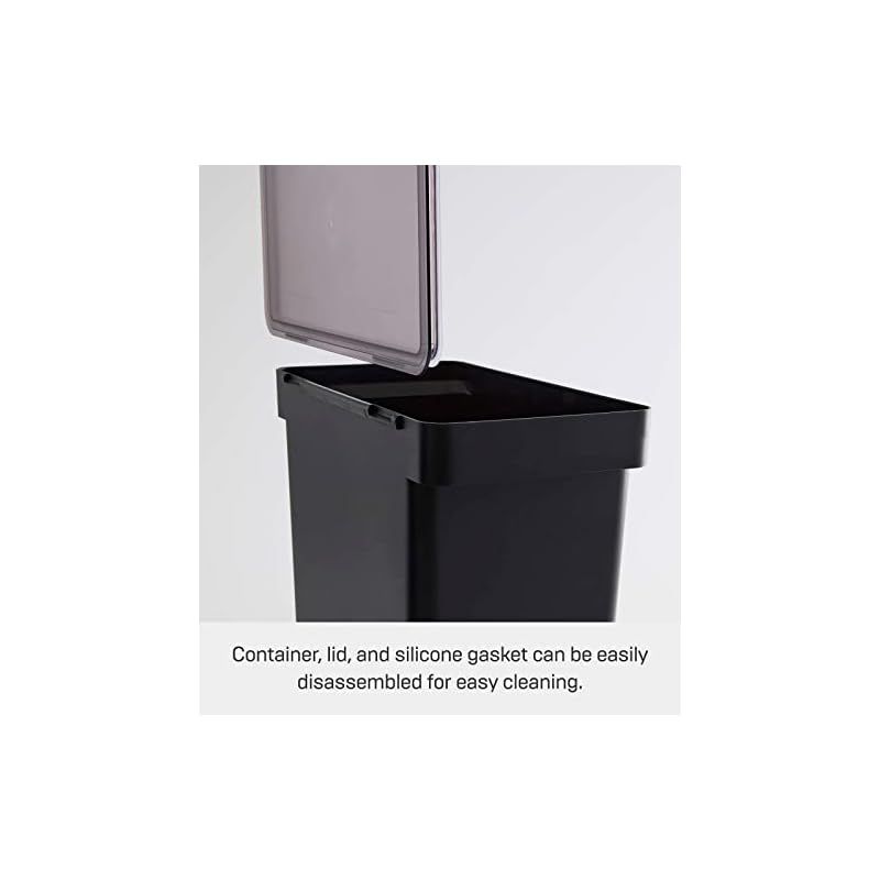 山崎実業 Yamazaki 密閉 ペットフード ストッカー 12ｋｇ 計量カップ付 ブラック 約W41×D24×H42.5 蓋開口時 約H65.5 タワー フードストッカー 保存容器 1 STEELWINDOWSANDDOORS_COM