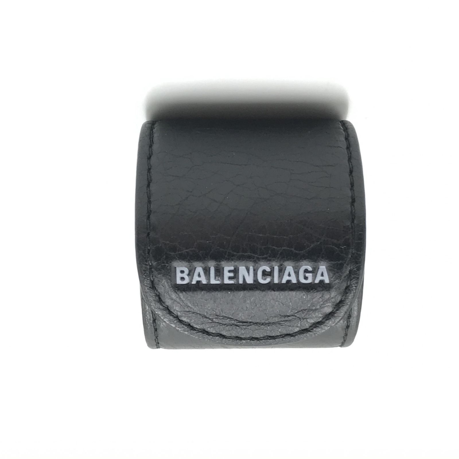 BALENCIAGA バレンシアガ サイクルレザーブレスレット ロゴ