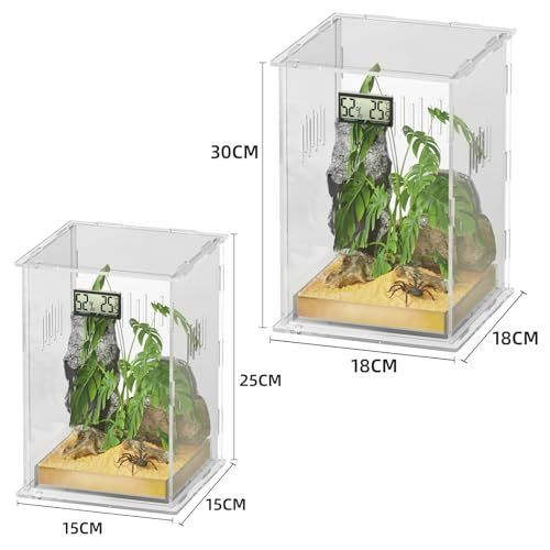 18 * 18 * 30cm(引き出し付き) トカゲ ケージ 爬虫類 ケージ 爬虫類