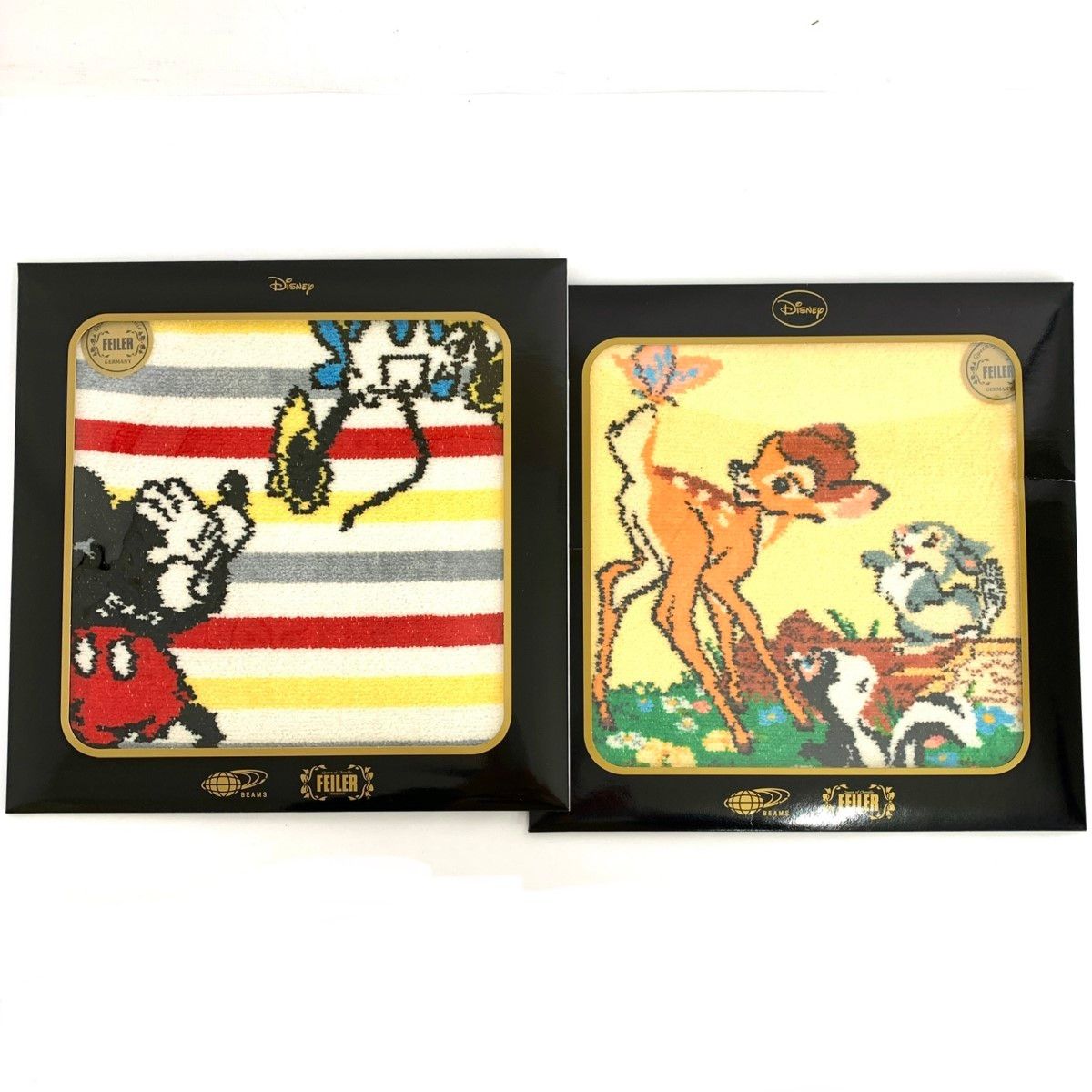 フェイラー×ビームス×ディズニー　バンビコラボハンカチ 新品✨FEILER フェイラー ビームス×ディズニー バンビコラボ