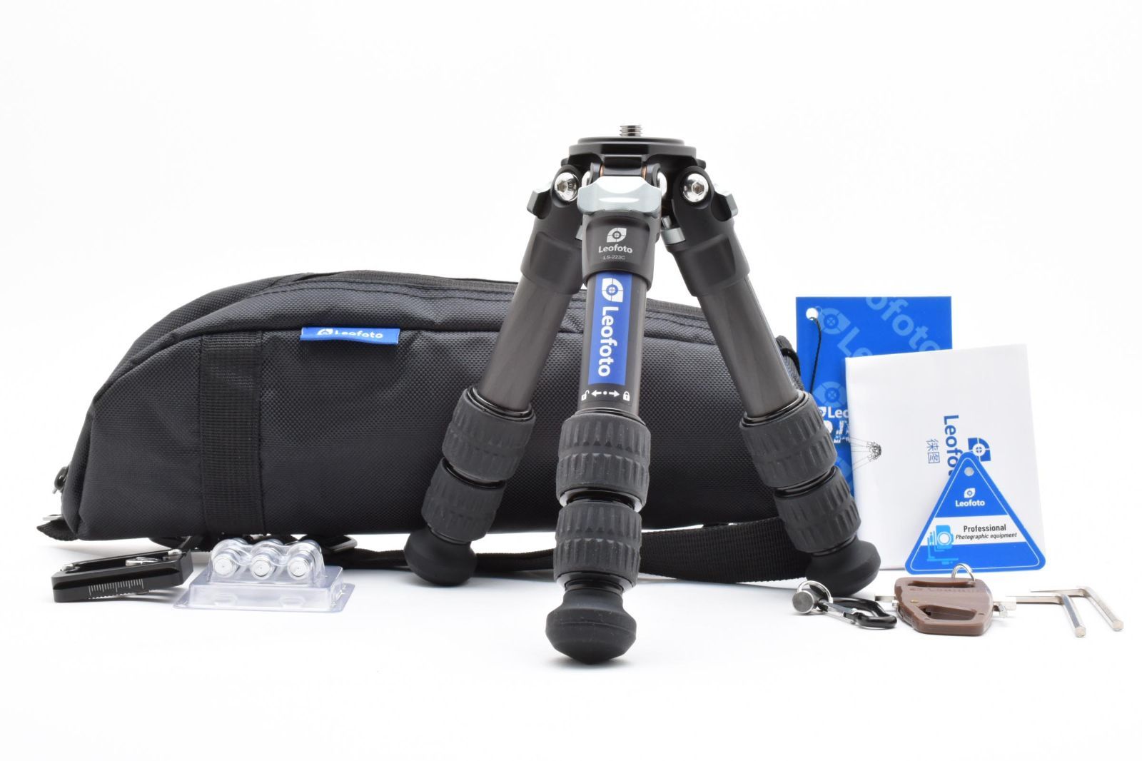 上 レオフォト Leofoto LS-223C 三脚 レンジャーシリーズ カーボン製 付属品多数 LL70 5701