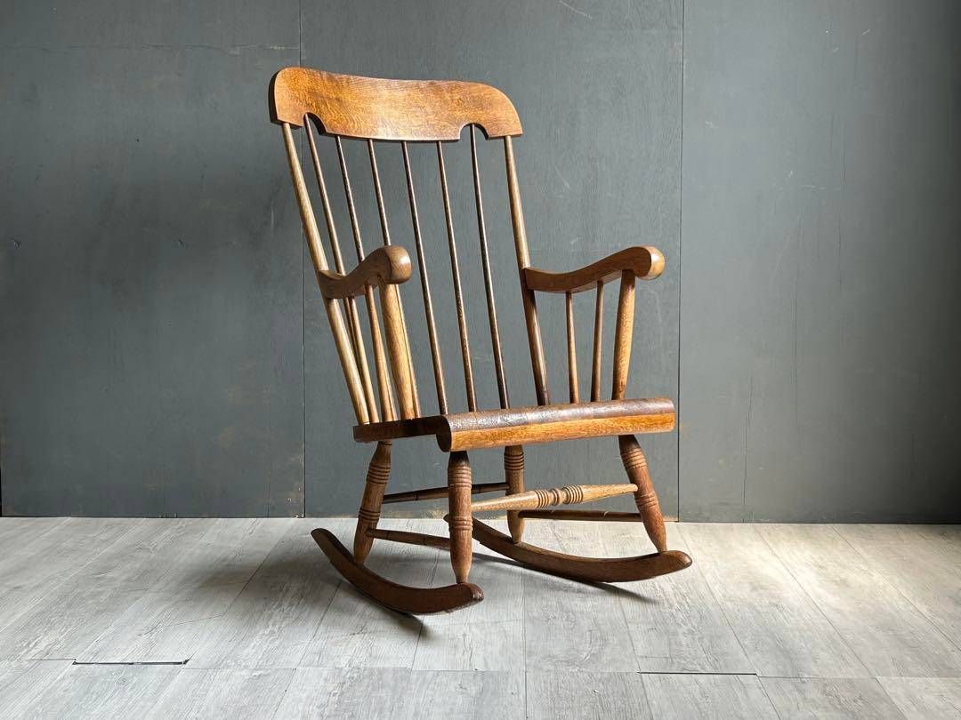 飛騨家具 オールドキツツキ ビンテージロッキングチェア