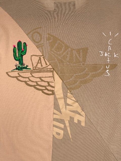 ナイキ ジョーダン 21SS トラヴィススコット ベージュ Size M - メルカリ