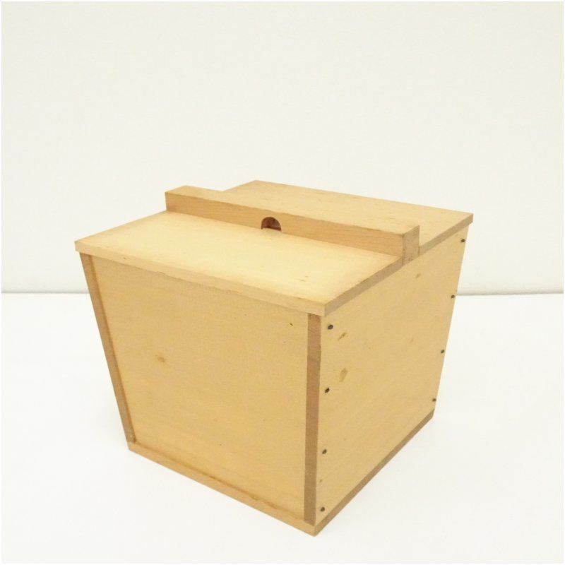 送料込【逢絢亭】茶道具 平水指 美濃焼 安南トンボ 割蓋付 加藤五陶 紙箱入り 茶道具 水指（水差・みずさし） 平水指 安南トンボ 掻合塗割蓋