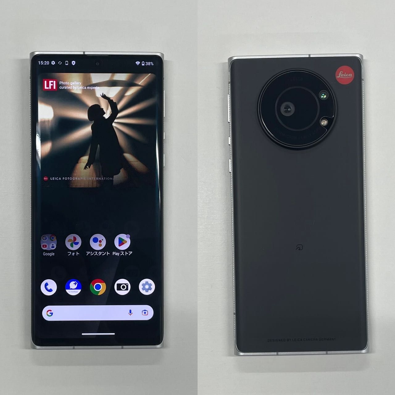 中古品」SIMフリー LEICA Leitz Phone 1 LP-01 256GB ライカシルバー 赤ロム永遠保証【管理番号：Z15293】 -  メルカリ