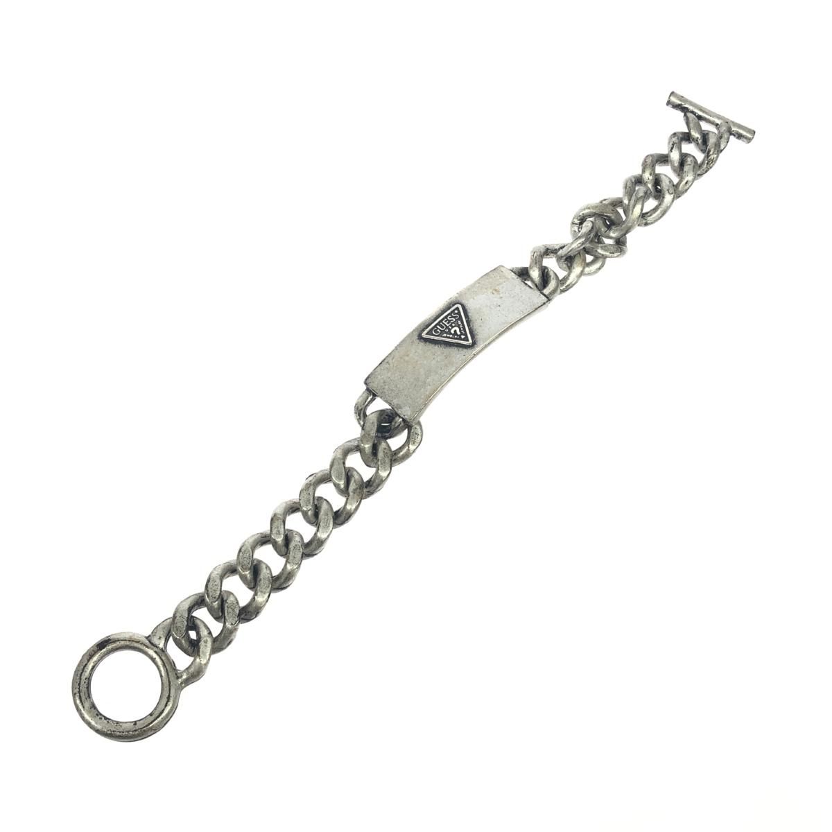 GUESS ゲス ホースビット シルバー チェーン ブレスレット GUESS ゲス チェーン ブレスレット シルバーカラー メタル ユニ