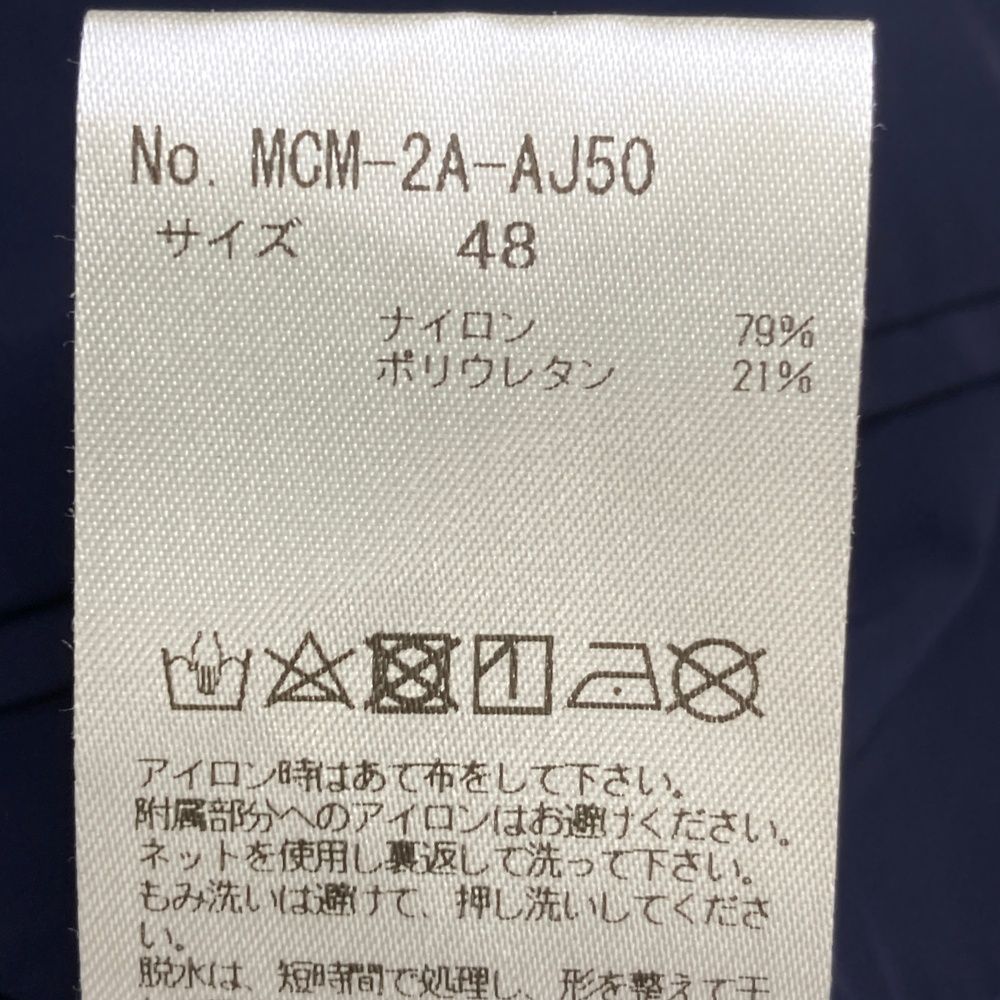 サイズ：48 MARK&amp;LONA マークアンドロナ  テーラードジャケット ナイロン  ネイビー系 [240101495037] ゴルフウェア メンズ ストスト MARK&LONA マークアンドロナ テーラードジャケット ナイロン