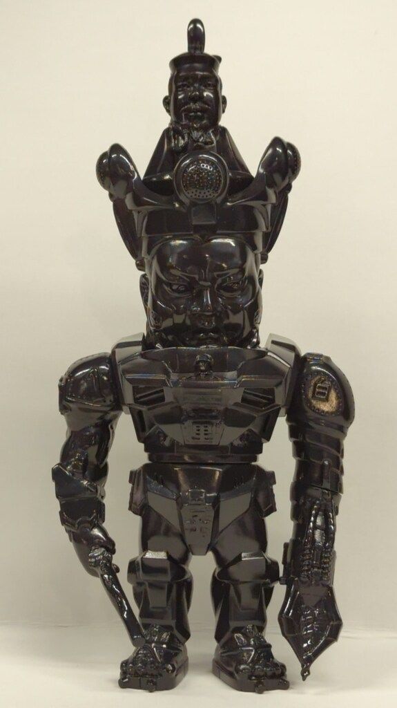 MIROCK TOY DR.ミロク パワフルロボットシリーズ ワンパク童子セイタカロボwith頼朝くん 赤黒紫色
