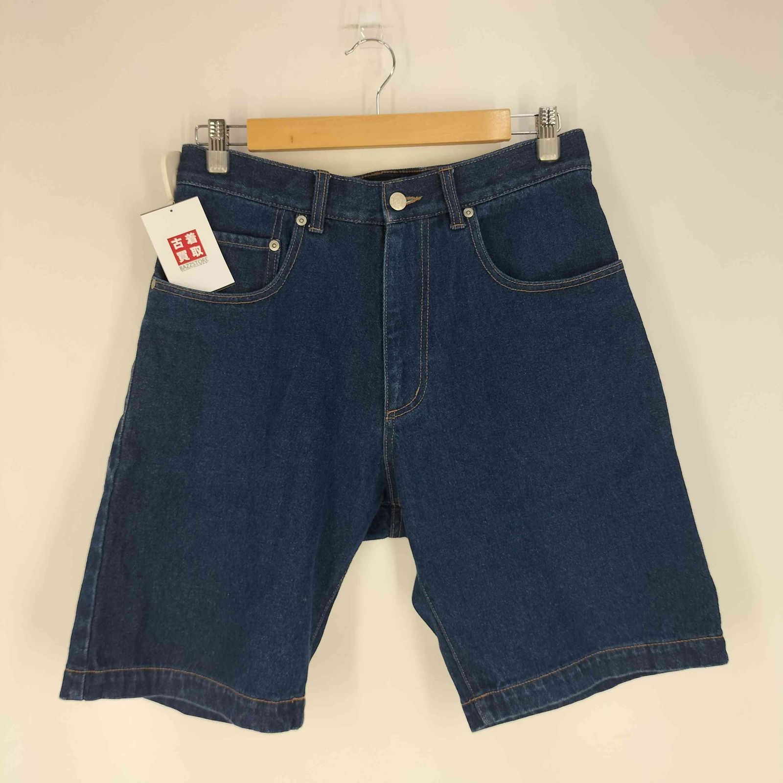 Stussy ブラックデニム ショートパンツ 30 STUSSY】☆ハーフパンツ☆ RAW DENIM WORK SHORT (STUSSY/ハーフ