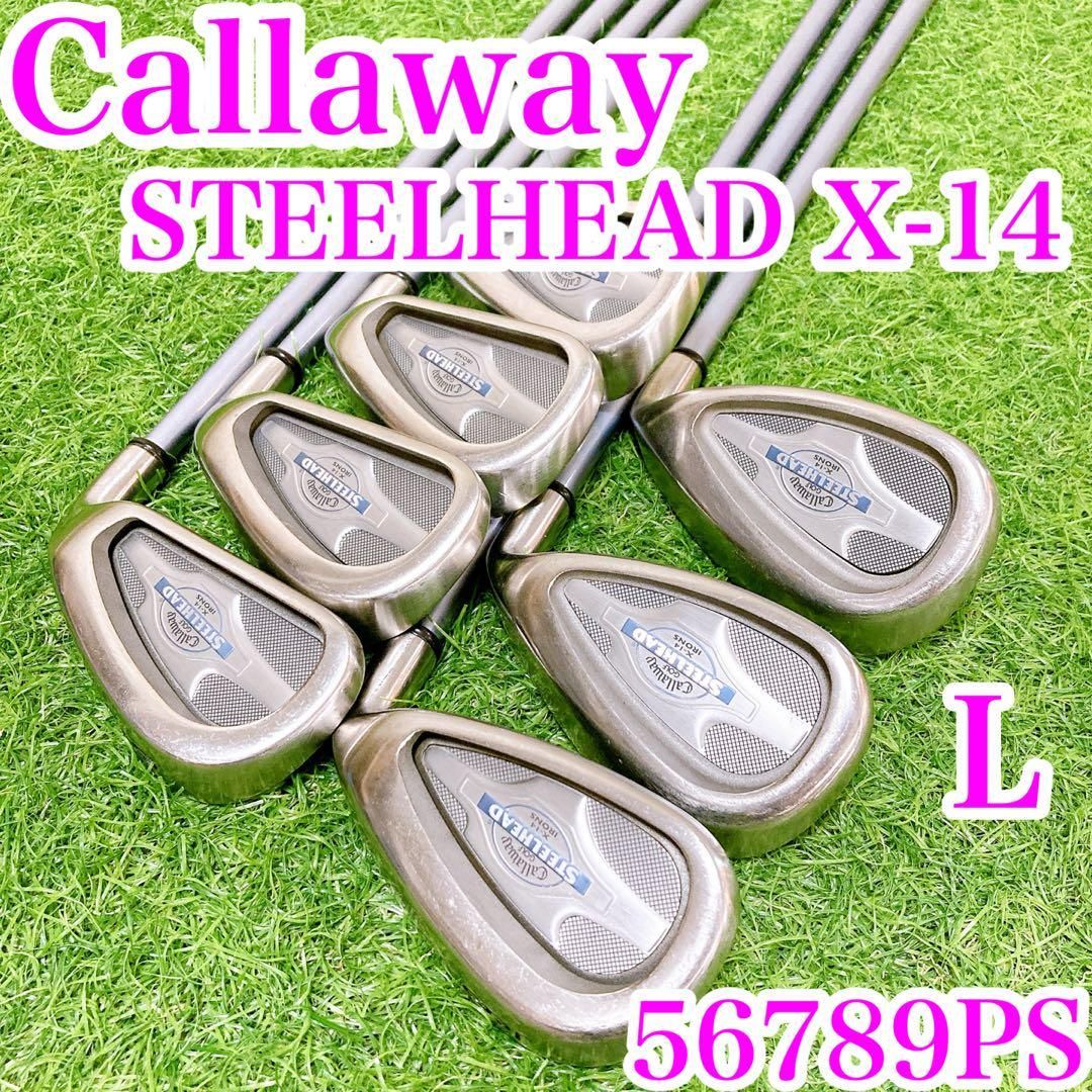 5キャロウェイ STEELHEAD X-14 レディース アイアン FLEXL