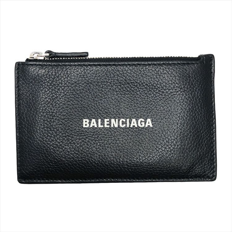 BALENCIAGA バレンシアガ ロゴ コイン カードケース カードホルダー フラグメントケース ブラック 640535