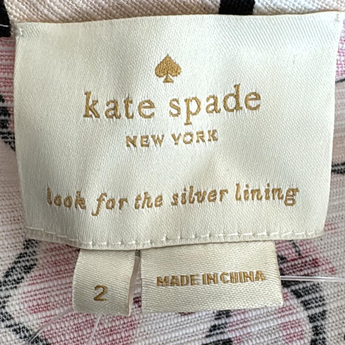 kate spade ノースリーブワンピース 2サイズ ケイトスペード ノースリーブワンピース サイズ2