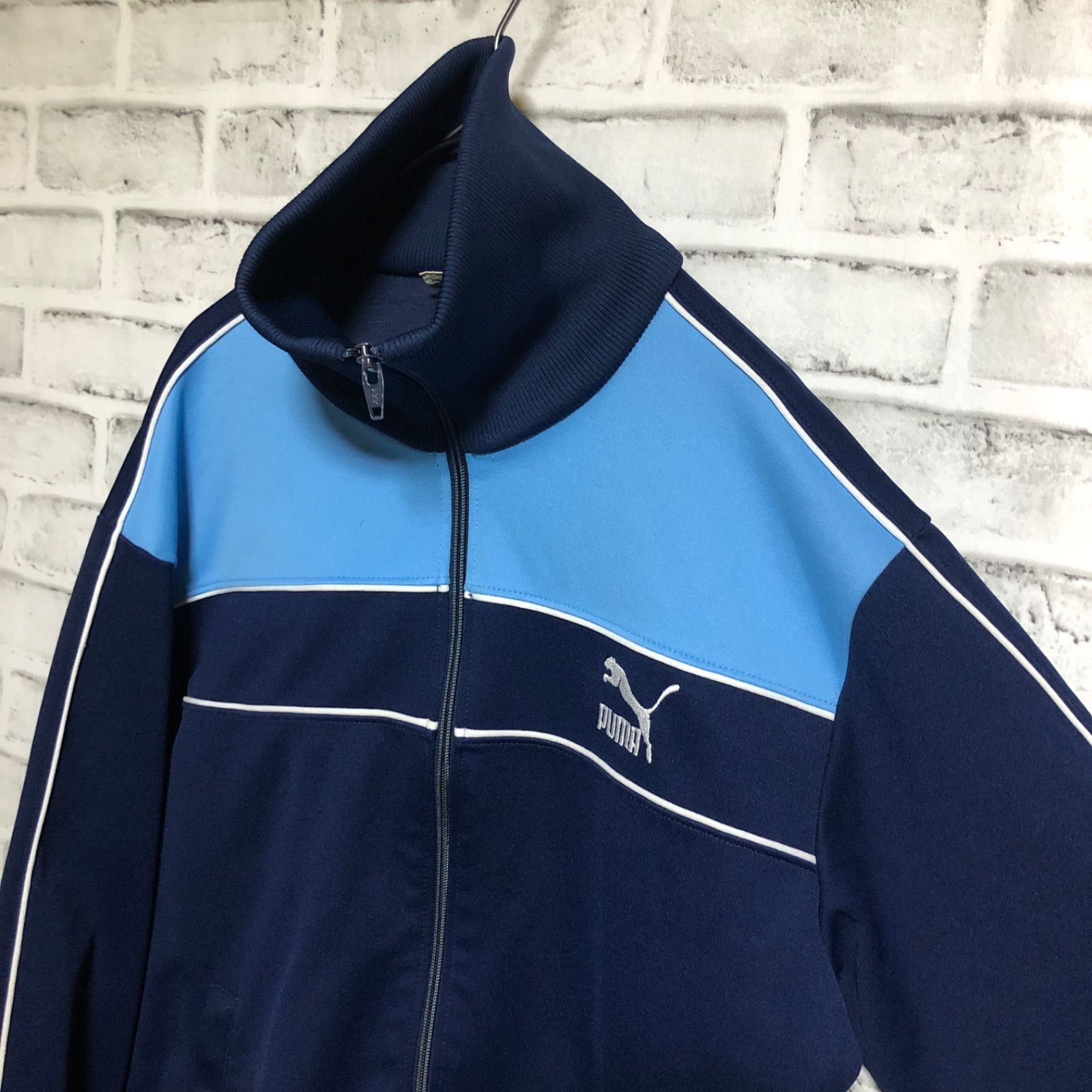 80s PUMA - ジャージ トラックジャケット ネイビー 80s PUMA プーマ