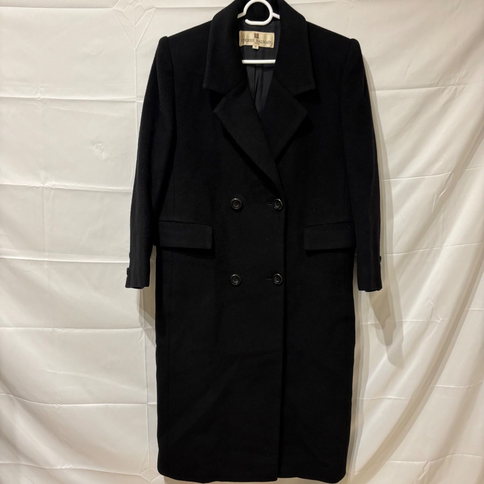 （美品）BALMAIN ブラック ロングコート 楽天市場】BALMAIN コート（レディースファッション）の通販