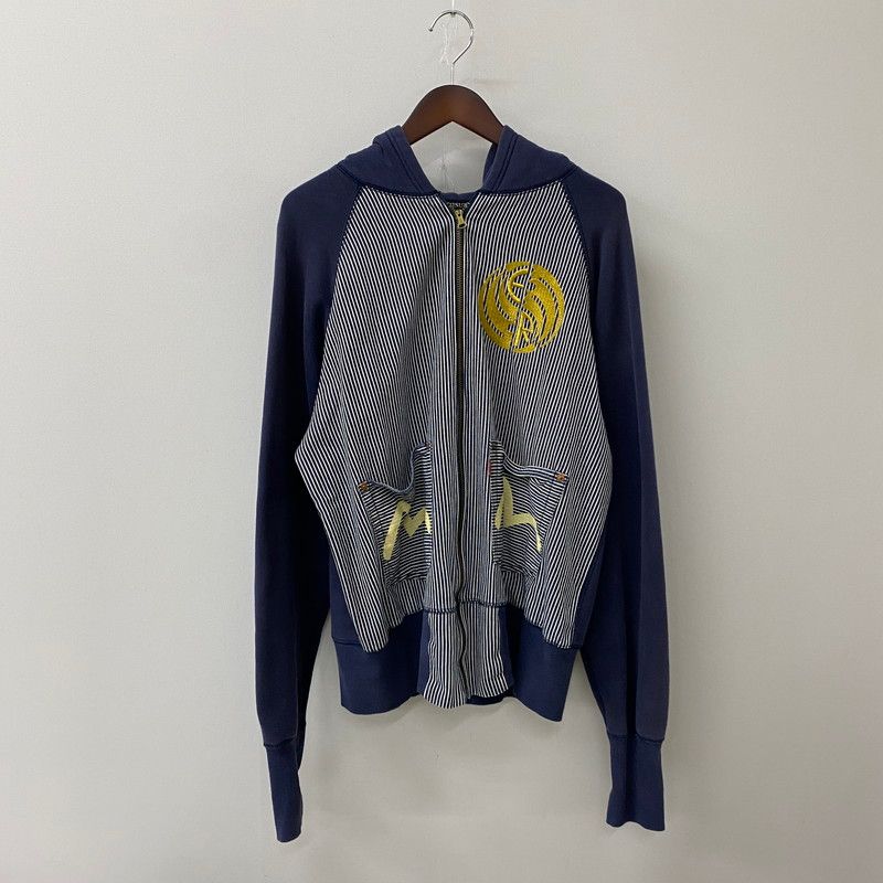 中古品】EVISU エヴィス × RING 別注 コラボ HICKORY FULL ZIP