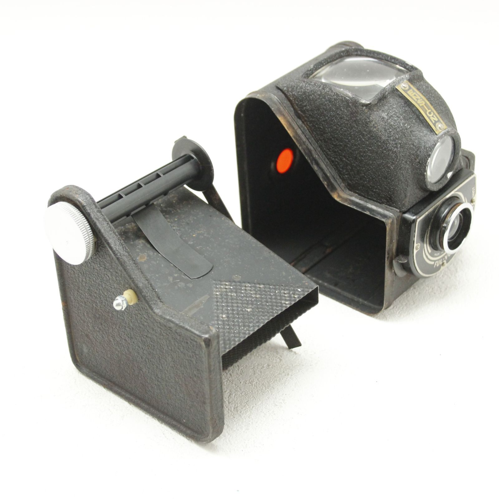 □中古 ENSIGN FUL-VUE 120フィルム仕様の最小二眼レフ 英国製1940年代