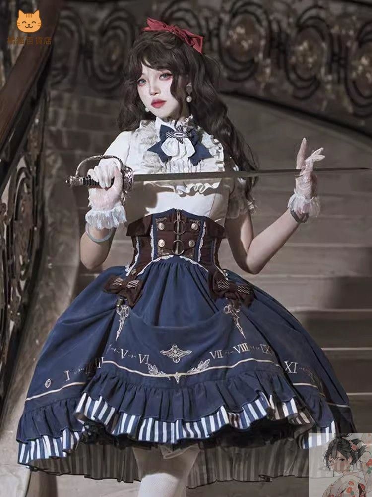 ドレス　コスプレ　 lolita オリジナル 洋服 ロリータ ワンピース 新品未使用】レディースウェア コスプレドレス lolita