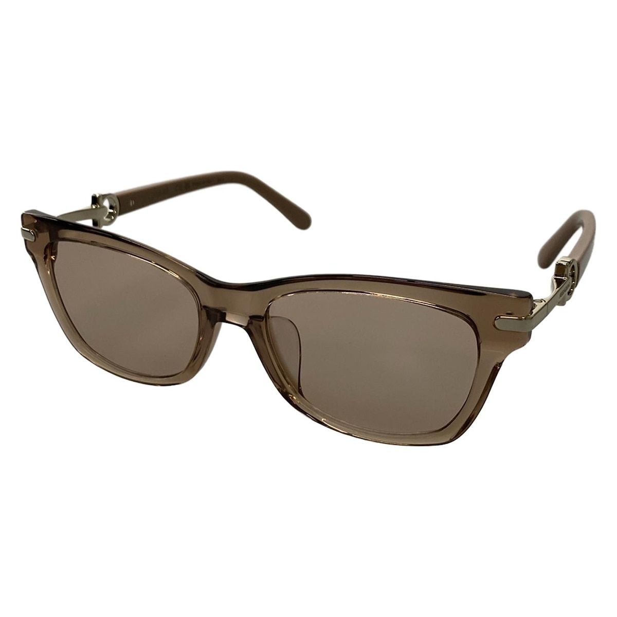 Salvatore Ferragamo ブラウンサングラス Ferragamo フェラガモ サングラス ガンチーニ ブラウングラデ