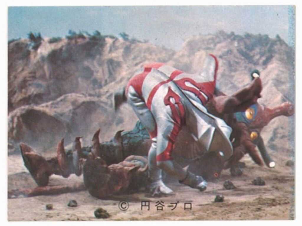 カルビー製菓 ウルトラマンA SU6 「ええいっ!A投げだ。」 159番