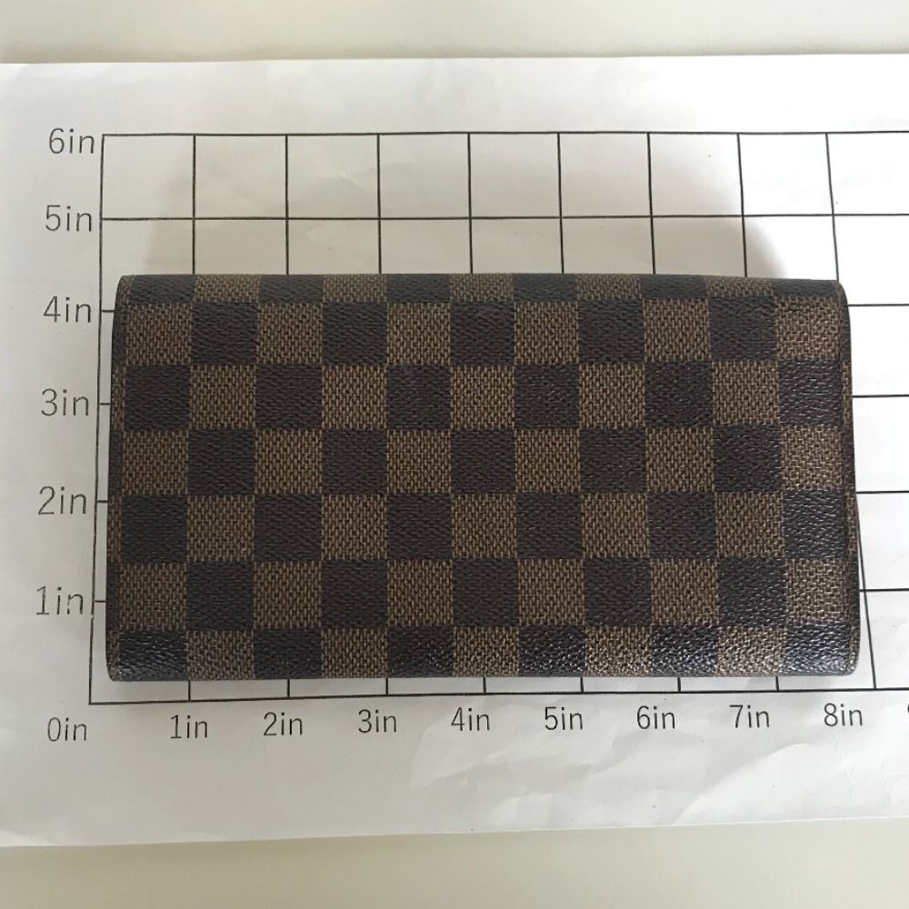 ルイヴィトン ポルトモネクレディ ダミエ 長財布 ブラウン 茶色 M61723