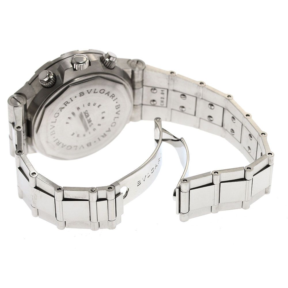 ブルガリ BVLGARI SCB38S ディアゴノ スクーバ クロノグラフ 自動巻き