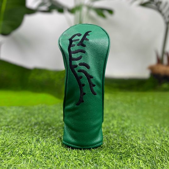 全品10％ポイント還元！ ヘッドカバー タイガー刺繍×ラインデザイン 1W 3W 5W UT対応 ゴルフクラブ保護用 4点セット 男女兼用 ギフトにも 好き