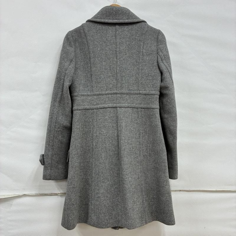 BURBERRY BLUE LABEL バーバリー ブルーレーベル コート アンゴラ混 ウール シングル コート 裏地チェック Aライン FNF07-718-07