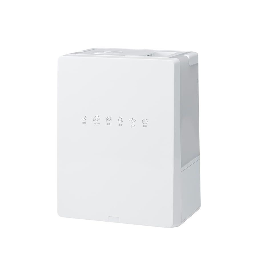 スリーアップ ハイブリッド式加湿 節電 省エネ 静音 11畳 上部給水 多機能 湿度コントロール 抗菌カートリッジ付 最大加湿量420ml|h 4.2L ホワイト HB-AZ0625WH