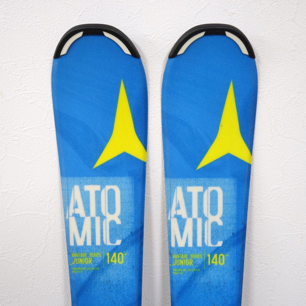 美品 アトミック ATOMIC VANTAGE JUNIOR 140cm ビンディング ストック 