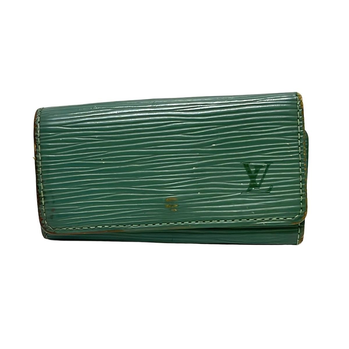 LOUIS VUITTON ルイヴィトン キーケース エピ ミュルティクレ4 M63824 ボルネオグリーン レザー