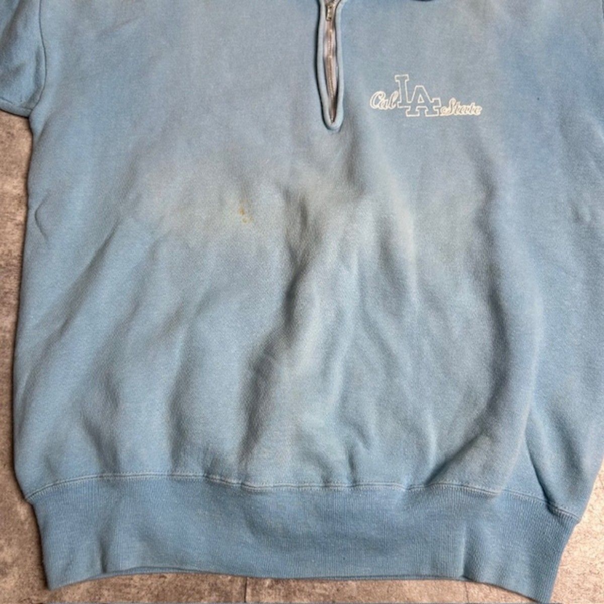 60's PACIFIC ATHLETIC COMPANY ハーフジップスウェット 半袖