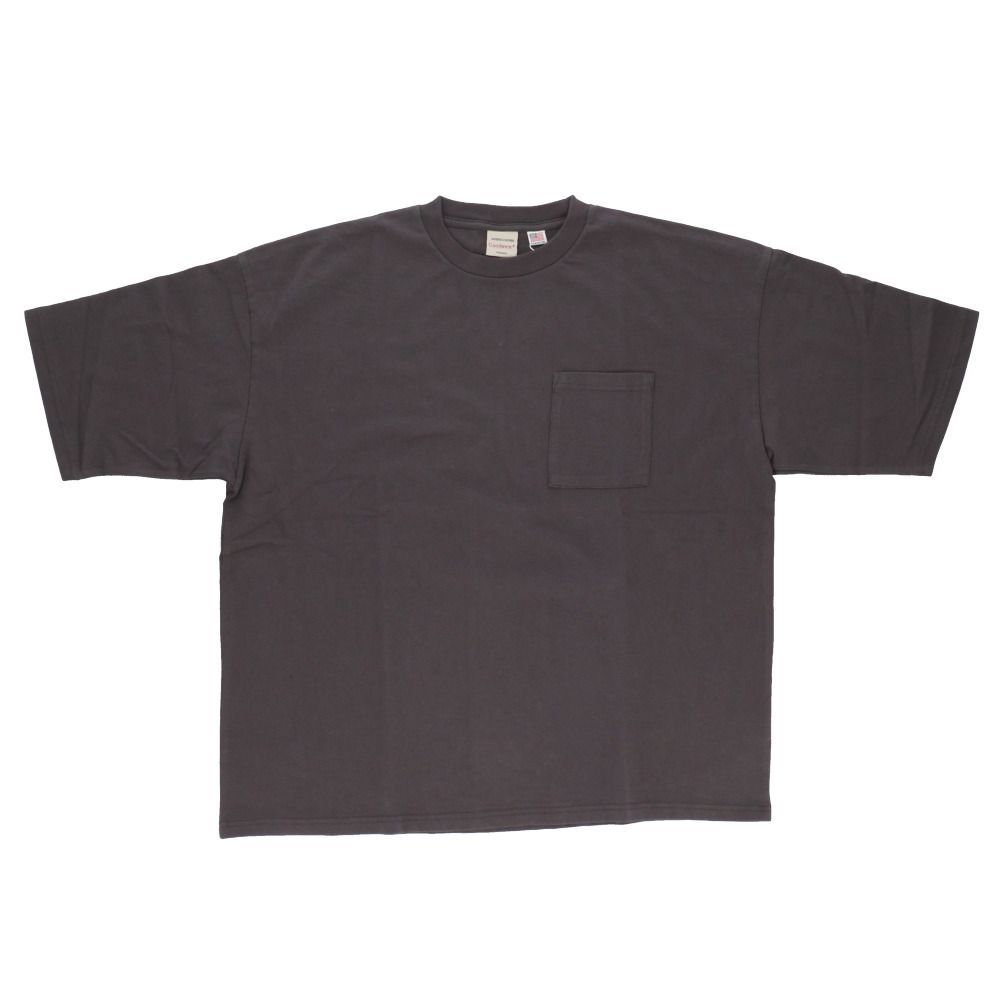 チャコール  Sサイズ  Goodwear USAコットンスーパービッグ無地ポケットT goodwear tシャツ グッドウェア 2w72501 メンズ シャツ Goodwear USA 半袖tシャツ スーパービッグ無地ポケットT トップス インナ