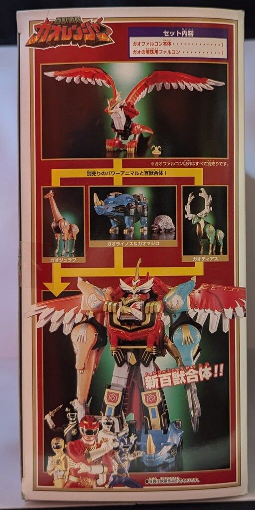 バンダイ パワーアニマルシリーズ/ガオレンジャー 百獣戦隊