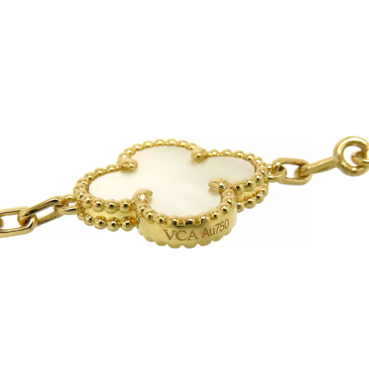 【USED】ヴァンクリーフ&アーペル アルハンブラ ブレスレット750 Van Cleef ＆ Arpels Cleef&Arpels VCA ヴァンクリーフ&アーペル